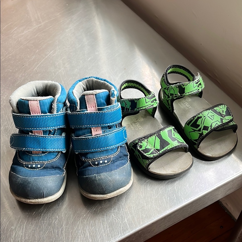 See Kai Run Atlas Boot 7 & Water Friendly Sandals 6